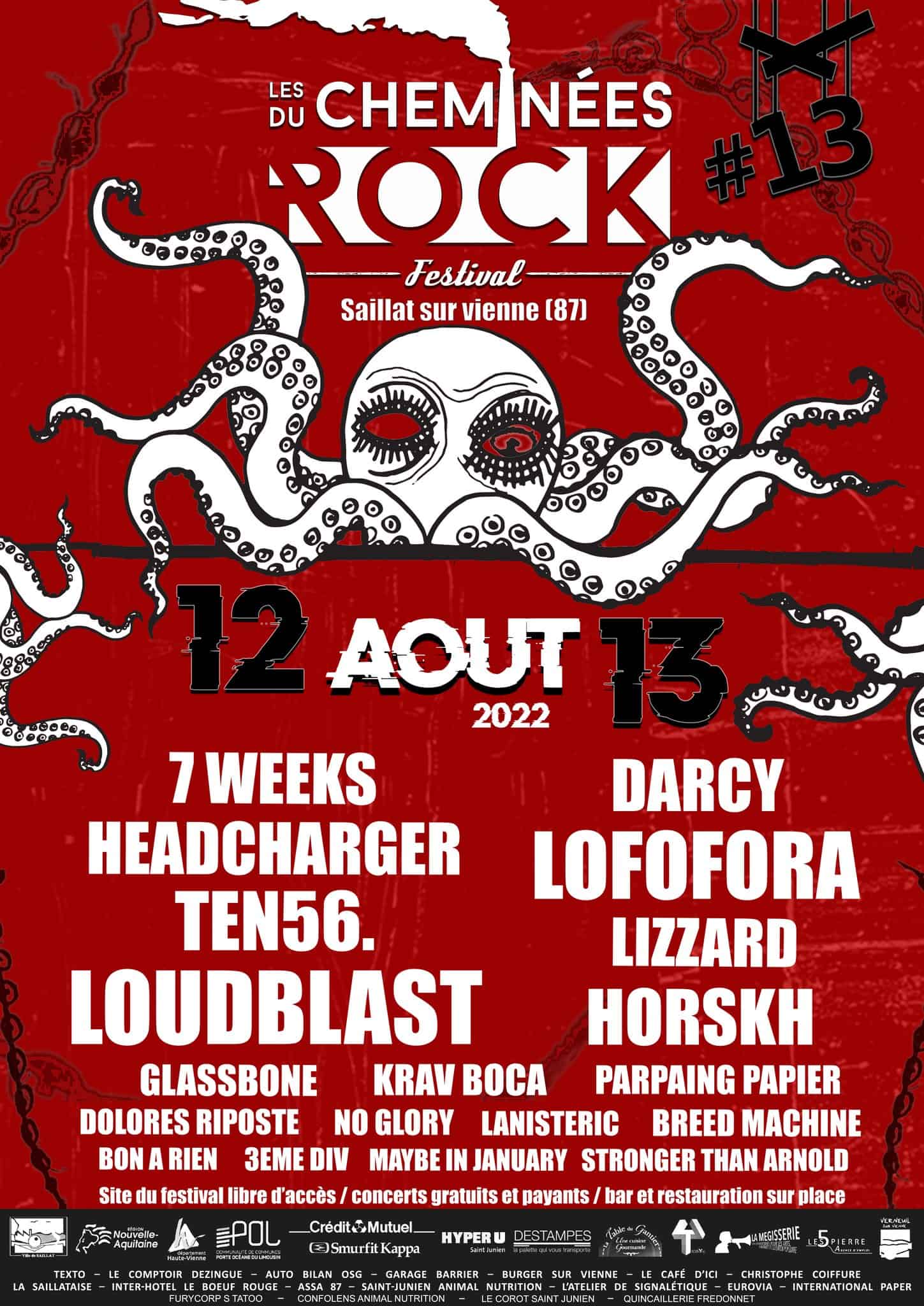 Affiche Cheminée Rock