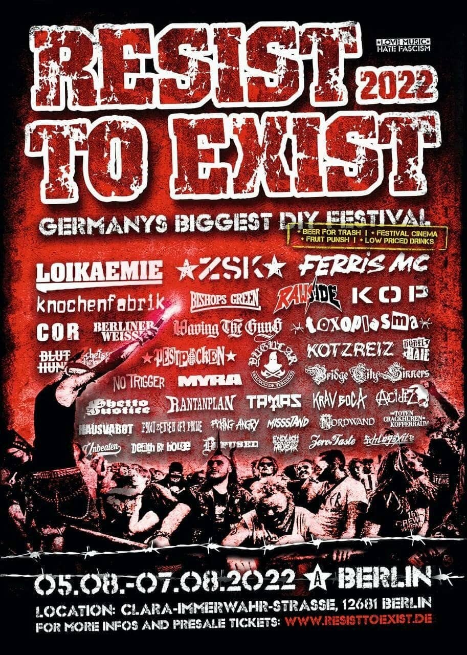 Affiche Resist to Exist