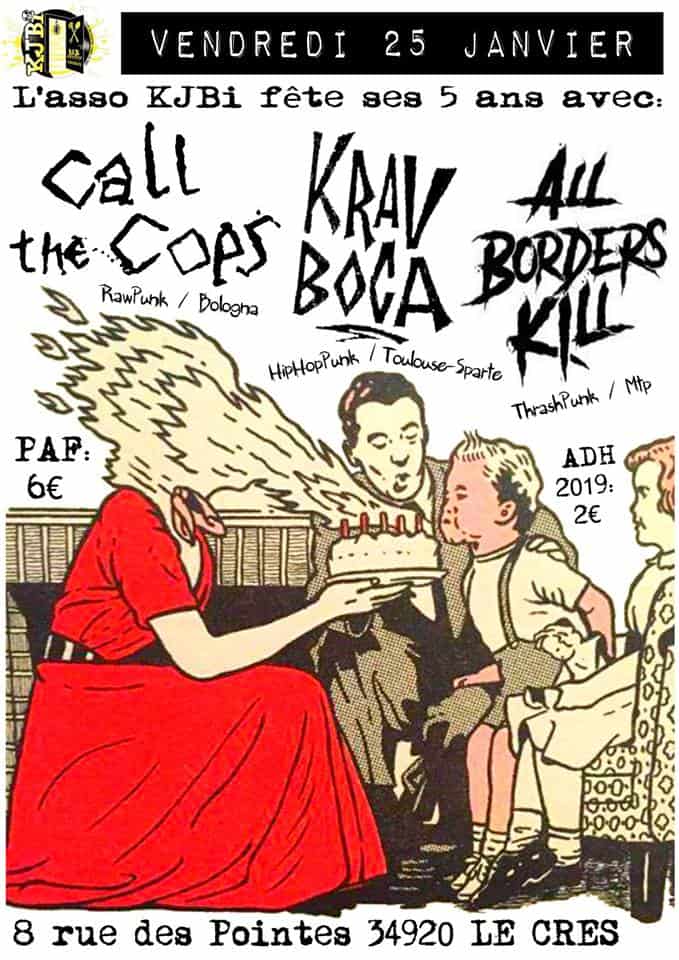 Krav Boca Call The Cops Montpellier