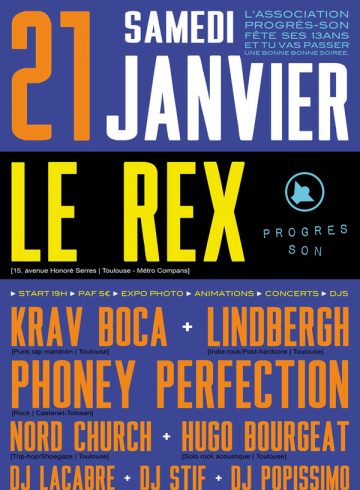 Affiche 13 ans Progrès Son - 21.01.17