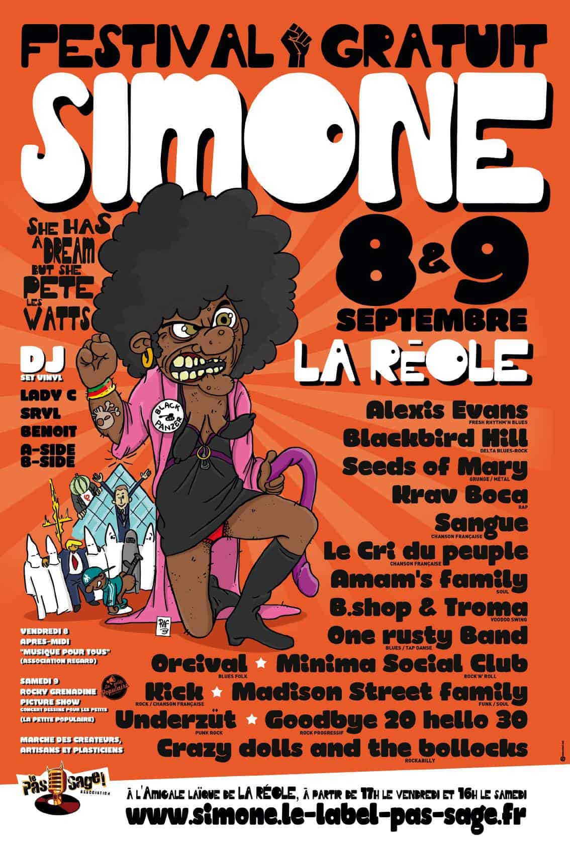 Affiche Simon Pète les watts - 09.09.17