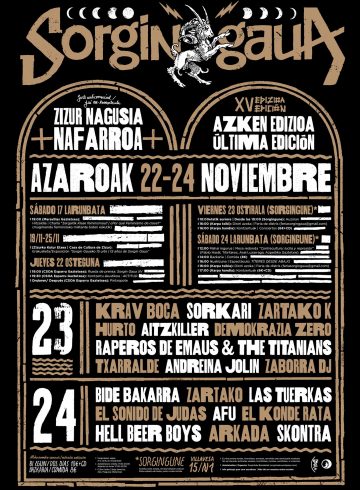 Affiche Sorginkale Banaketak